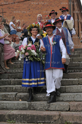 Chmielno. Kaszuby. Inscenizacja wesela kaszubskiego...