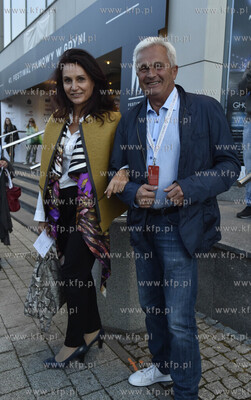 41. Festiwal Filmowy w Gdyni. Nz. Małgorzata Pieczyńsak...