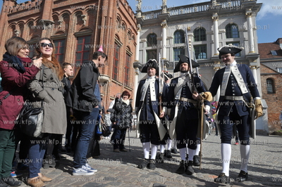 Gdańsk. Plac między Złotą Bramąi Katownią. Historyczna...
