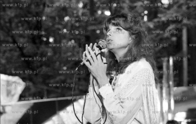 Festiwal Piosenki w Sopocie. Nz Elzbieta Dmoch - wokalistka...