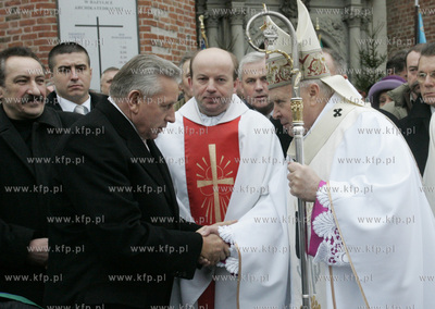 Gdansk. Katedra Oliwska Msza św. pod przewodnictwem...