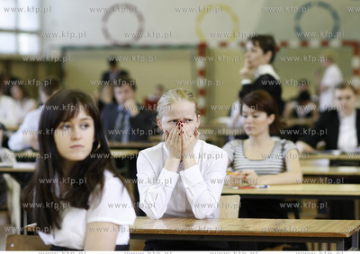 Gdansk. Liceum Ogolnoksztalcace nr XV. Matura pisemna...