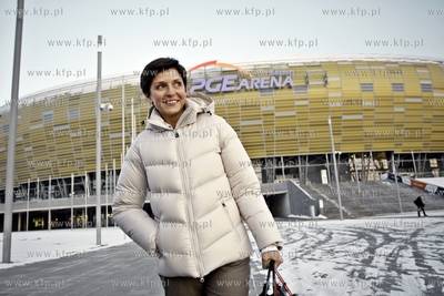 Wizyta minister sportu Joanny Muchy w Gdansku. Nz P....