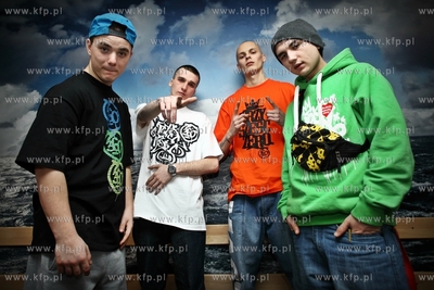 Sopot. Zespol Najlepszy Przekaz w Miescie grajacy muzyke...