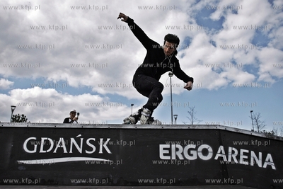 Sopot / Gdansk. Nowo otwarty skatepark przy hali Ergo...
