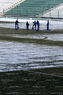 Stadion pilkarski przy ul.Traugutta w Gdansku.
21.01.2014
fot....