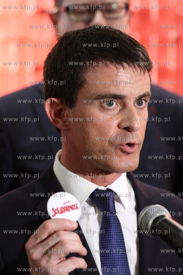 Wizyta premiera Francji  Manuela Vallsa w Gdańsku....