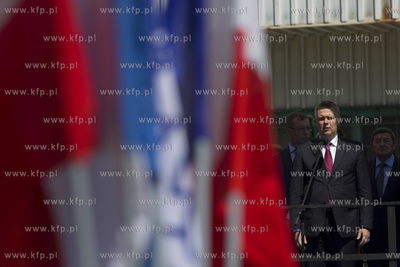 Stocznia Marynarki Wojennej w Gdyni. Wodowanie i chrzest...