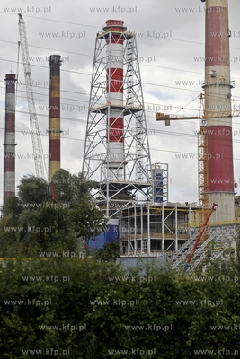 Budowa czwartego komina Elektrocieplowni Wybrzeze w...