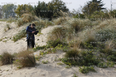 Uroczystośc otwarcia sztucznej wydmy na terenie Stacji...