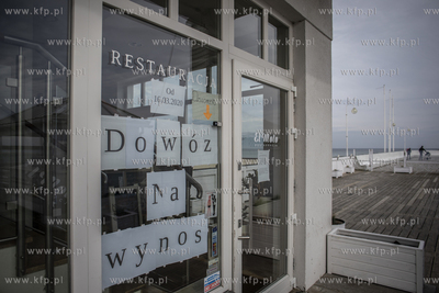 Sopot. Restauracja El Molo oferująca sprzedaż na...