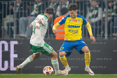 Betclic 1 liga. Lechia Gdańsk - Arka Gdynia n/z Natan...
