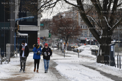 Wolontariusze WOŚP we Wrzeszczu. 31.01.2021 fot. Paweł...
