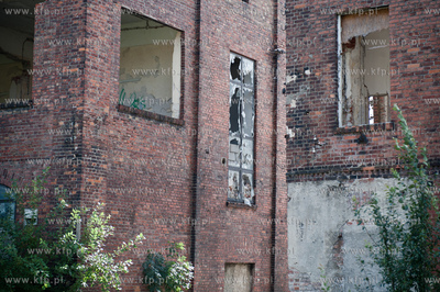 Gdansk. Zawalony strop w pustostanie dawnej Blaszanki...