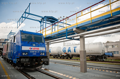 Gdansk. Bocznica Kolejowa Grupy Lotos S.A.. Uroczyste...