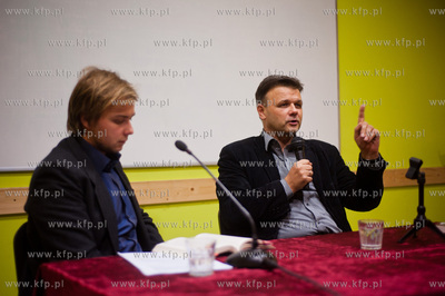 Gdansk. Sala Czarna domku akademickim przy kosciele...