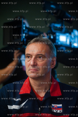 Gdansk. Hotel Mercure. Konferencja prasowa poprzedzajaca...