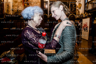 Gdansk. Dwor Artusa. Uroczystosc wreczenia Nagrod Prezydenta...