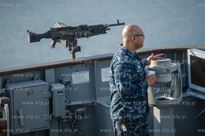 Gdynia. Wizyta amerykaskiego okretu USS Mount Whitney....
