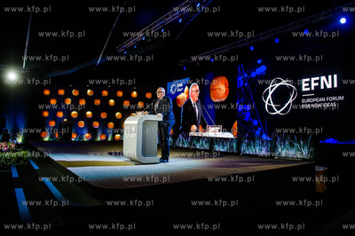 Sopot. Gala otwarcia Europejskiego Forum Nowych Idei.
Nz...