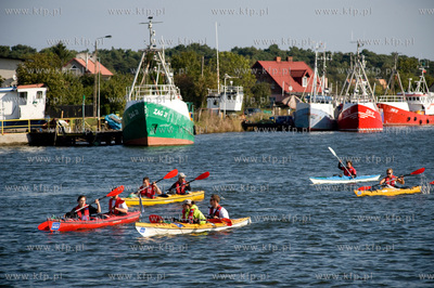 Gdansk. Ekspedycja Wisla podroznika Marka Kaminskiego...