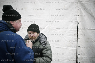 Gdansk Targ Weglowy. Wigilia dla ubogich i potrzebujacych....