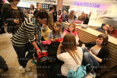 Galeria Baltycka w Gdansku. Flash mob zorganizowane...