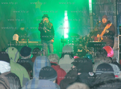 Powitanie Nowego Roku w Kolobrzegu dobywal sie jak...