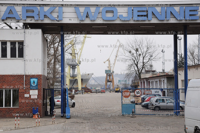 W Stoczni Marynarki Wojennej SA w Gdyni odbyl sie wiec...