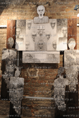 Centrum Sw. Jana, Gdansk. Wystawa Theatrum Vitae Mariana...