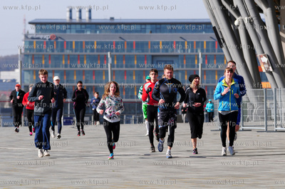 Gdansk. Cotygodniowy trening z cyklu "Biegam Bo Lubie"....