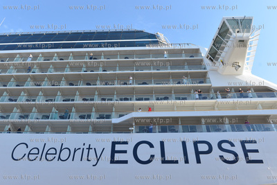 Wycieczkowiec Celebrity Eclipse w Gdyni. 18.06.2014...