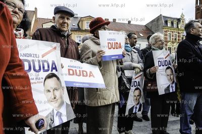 Starogard Gdanski. Spotkanie kandydata PiS na prezydenta...