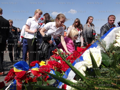 Uroczystosci z okazji zakonczenia II wojny swiatowej...