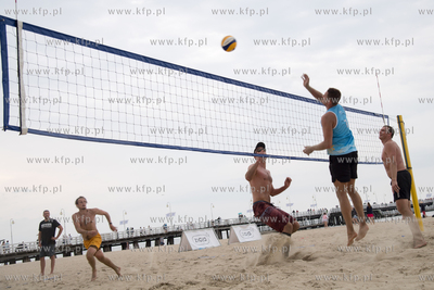 Sopot, plaża. Mecze siatkówki plażowej przy molo
23.07.2022
fot....