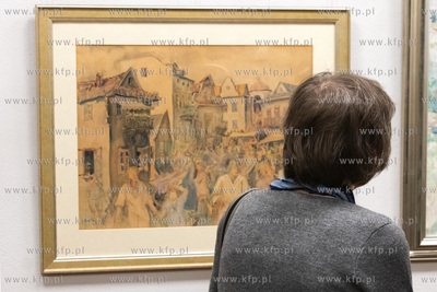 Wernisaż wystawy malarstwa Erwina Elstera w Domu Wiedemanna...