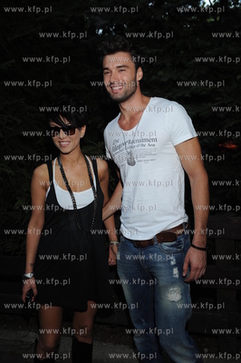 Sopot Hit Festival 2009. Paulla ze swoim partnerem...