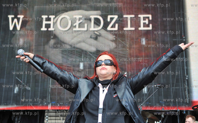 Przygotowanie do koncertu bedacego czescia uroczystosci...