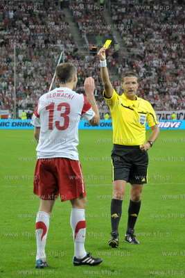 Gdansk. Stadion pilkarski PGE Arena. Mecz towarzyski...