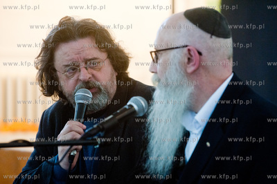 Wrzeszcz, Synagoga. Promocja ksiazki Mieczyslawa Abramowicza...