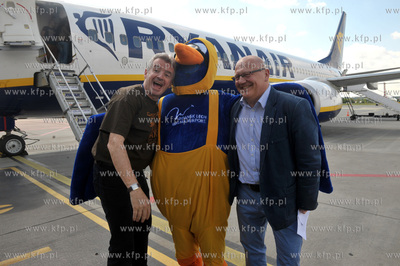 Port Lotniczy Gdansk. Konferencja Michael'a O'Leary...