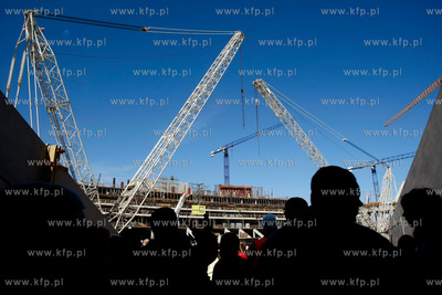 Gdansk. Dzien otwarty stadionu pilkarskiego w Letnicy.
25.04.2010
fot....