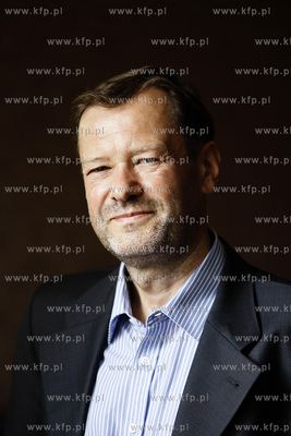 Sopot. Hotel Europa. Konferencja prasowa Cezarego Jakubowskiego...