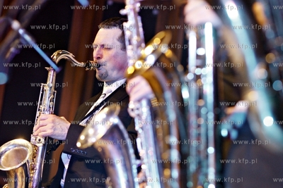 Gdańsk. Ratusz Staromiejski. Benefis saksofonisty...