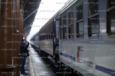 Gdansk. Dworzec Glowny PKP. Strajk kolejarzy.
25.01.2013
fot....