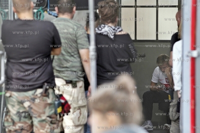 Gdansk. Restauracja Stacja de Luxe. Pilkarze reprezentacji...