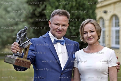 Sopot. Grand Hotel. Letnia Gala Biznesu. Nz. nagrodzony...