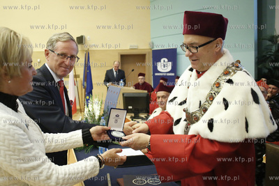 Aula wydziału Prawa i Administracji Uniwersytetu Gdańskiego....