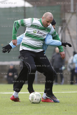 Gdansk. Boisko przy ul. Traugutta.  Noworoczny mecz...