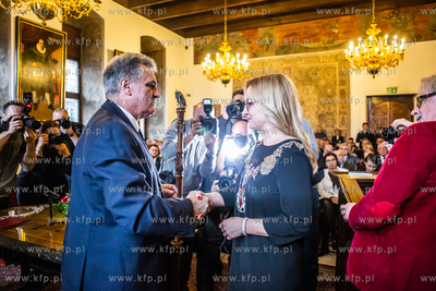 Wielka Sala Wety Ratusza Głównego Miasta. Sesja inauguracyjna...